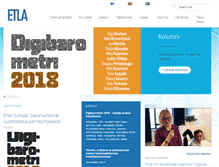 Tablet Screenshot of etla.fi