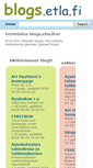 Mobile Screenshot of blogs.etla.fi