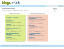 Tablet Screenshot of blogs.etla.fi